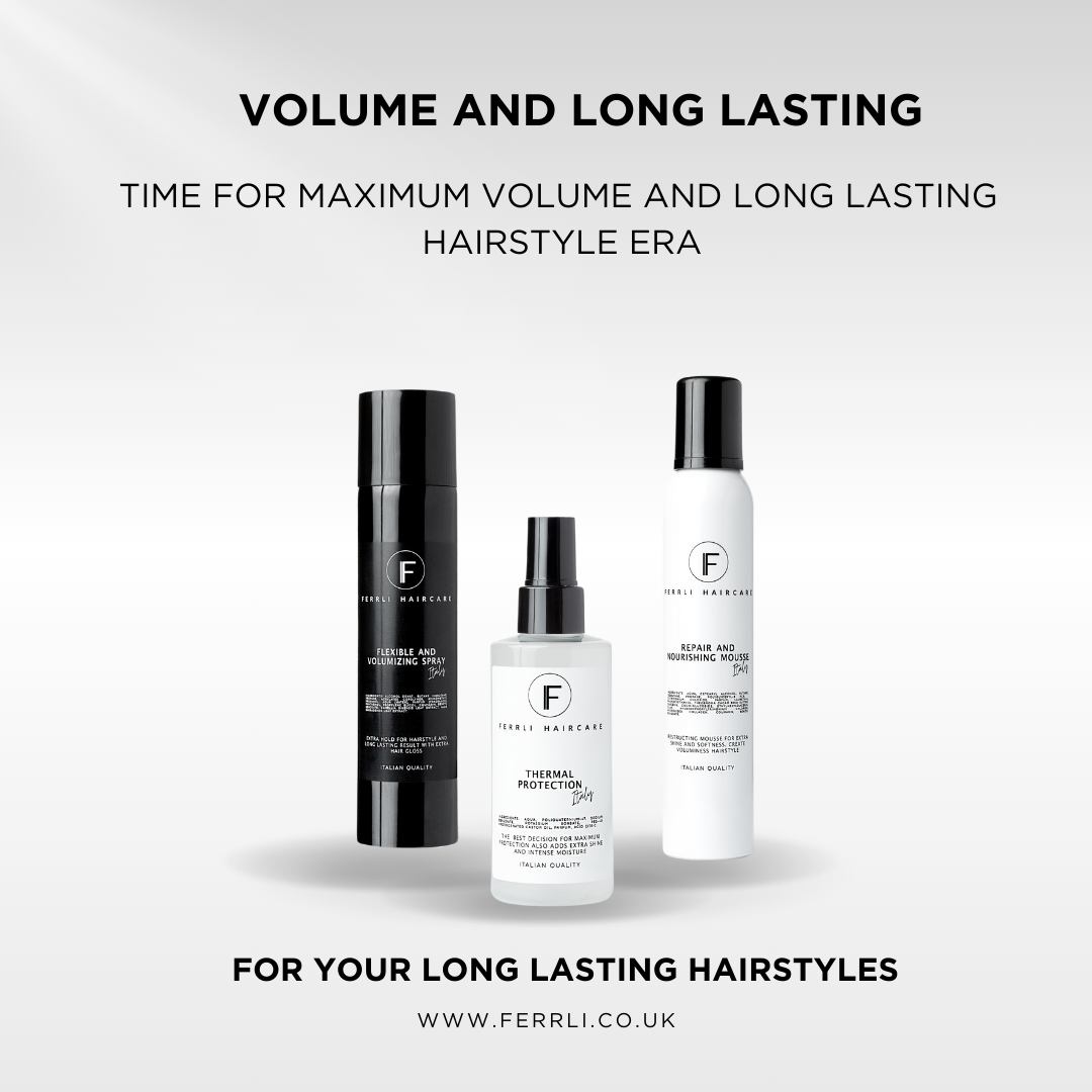 Ferrli Haircare VOLUME & CARE – Apsauga, Drėkinimas ir Apimtis