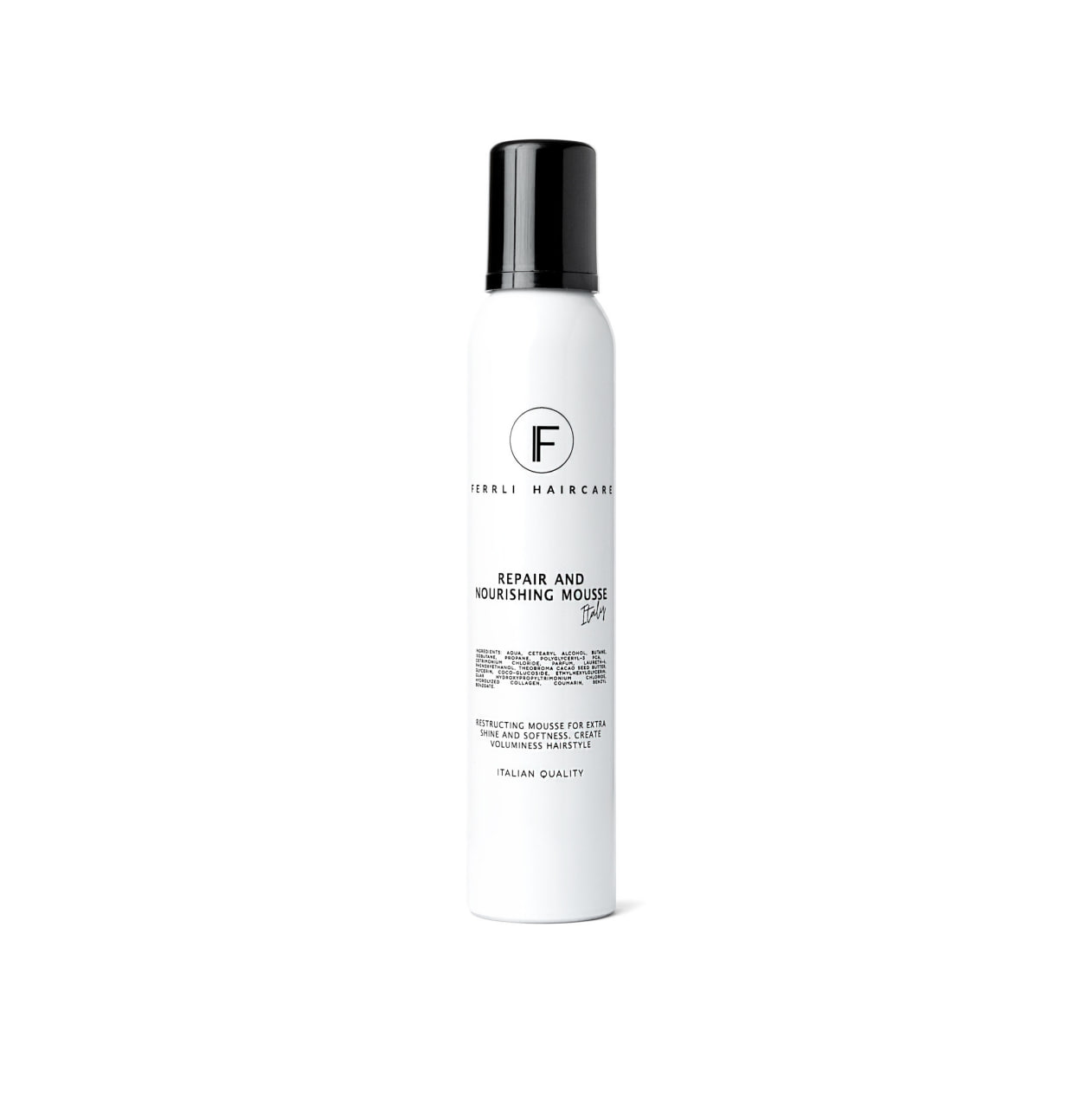 Ferrli haircare drėkinamosios ir apimties suteikiančios putos, 200ml